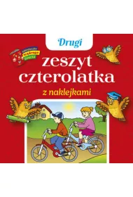 Biblioteczka m�drego dziecka. Drugi zeszyt czterolatka z naklejkami