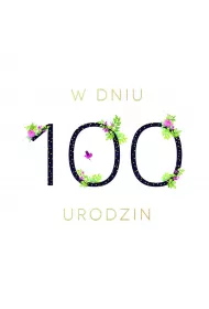 Clear Creations Karnet Swarovski kwadrat Urodziny 100 CL18100_PO
