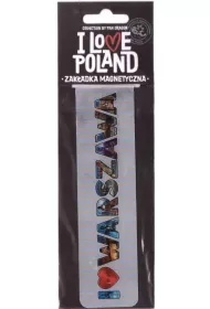 Zakadka magnetyczna I Love Poland Warszawa