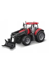Bburago Model Traktor z chwytakiem Case IH Optum 300 CVX maszyna rolnicza