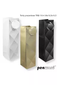 Penword Torebka prezentowa 36x10,5x10,5cm MIX
