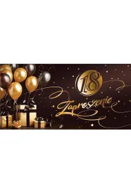 AbCard Zaproszenie na 18 Urodziny Z189 (5 szt)