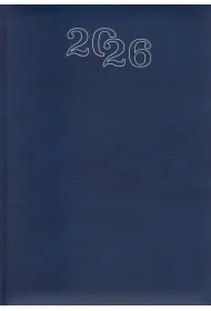 Kalendarz 2026 A5 dzienny standard granatowy