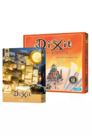 Pakiet: Dixit Odyseja, Puzzle 1000 el. Dixit: Deliveries z unikatow kart do gry Rebel