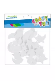 Craft with Fun Naklejki piankowe samoprzylepne Gwiazdki Fluo 463731