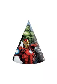 Procos Czapeczki papierowe Avengers Infinity Stones 6 szt.