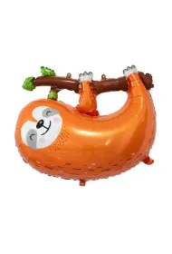 Balon foliowy Br�zowy leniwiec Godan 68x55cm