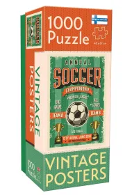 Puzzle 1000 el. Vintage: Soccer Championship Tactic