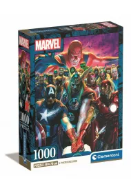 Puzzle 1000 el. Compact Marvel the Avengers Clementoni