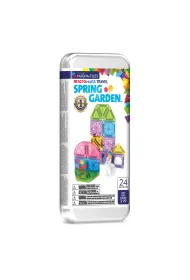 Klocki Magnetyczne microMAGS Spring Garden Travel 24 elementy