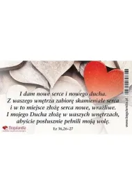 Magnes na lod�wk�. I dam nowe serce i nowego ducha. Z waszego wn�trza zabior� skamienia�e serca i w to miejsce z�o�� serca nowe, wra�liwe. I mojego Ducha z�o�� w waszych wn�trzach, aby�cie pos�usznie pe�nili moj� wol�. Magnes 20