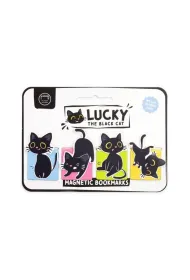 Puckator Zak�adki magnetyczne Lucky the Black Cat