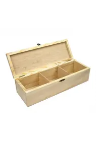 Rosa Pude�ko drewniane z zamkiem 30x10x8cm