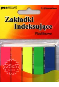 Polsirhurt Zak�adki indeksuj�ce plastikowe 12x45mm 125 szt.
