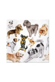 Paw Serwetki Psy 33 x 33 cm