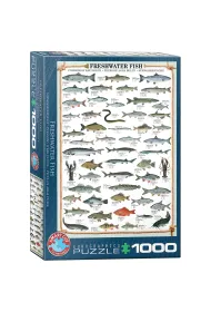 Puzzle 1000 el. Ryby s�odkowodne Eurographics