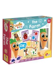 Puzzle Lisciani Carotina Baby Windowbox farma 304-107308