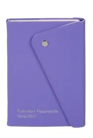 Kalendarze szkolne Kalendarz Nauczyciela 2026/27 A5 Liliowy zapinany