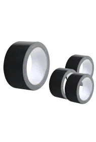 LeanToys Ta�ma tekstylna wytrzyma�a uniwersalna czarna 50m