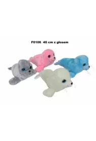 Pluszowa foka z g�osem 40cm - 4 kolory Sun-Day