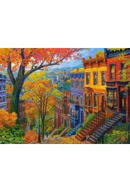 Puzzle 3000 el. Autumn City Hill Castorland