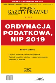 Ordynacja podatkowa , NIP 2019