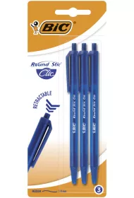Bic Dugopis Round Stic Clic niebieski 1.0 mm
