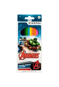 Starpak Kredki o��wkowe Avengers 12 kolor�w