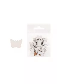 Cresco Dekoracja drewniana Motyl �redni 24 szt.