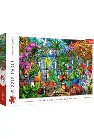 Puzzle 1500 el. Tajemniczy ogrd Trefl
