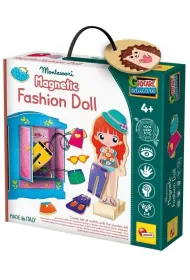Montessori Baby Wood - Magnetyczna lalka Lisciani