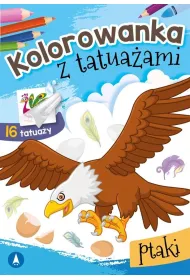 Kolorowanka z tatua�ami. Ptaki