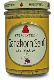 Zwergenwiese Musztarda francuska bezglutenowa 160 ml Bio