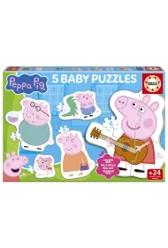 Puzzle Baby 5w1 �winka Peppa 113783 Educa