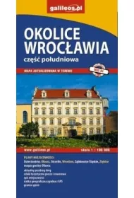 Okolice Wroclawia. Cz�� po�udniowa 1:100 000