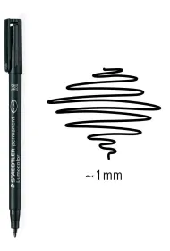 Staedtler Foliopis wodoodporny Lumocolor M czarny 1.0 mm