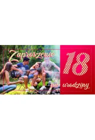 AbCard Zaproszenie na 18 Urodziny Z106 (5 szt)