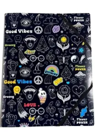 Fresh Teczka A4+ plastikowa z gumk� Good Vibes