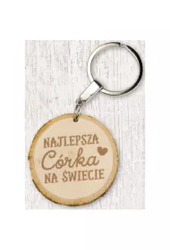 Kukartka Brelok Ekoart "Najlepsza c�rka na �wiecie"