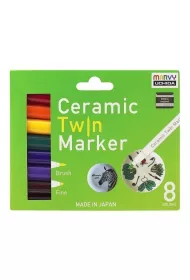 Marvy Markery do ceramiki i porcelany Primary 8 kolor�w