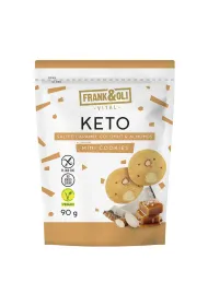 Frank&Oli Mini ciasteczka o smaku sonego karmelu, kokosa i orzechw 90 g