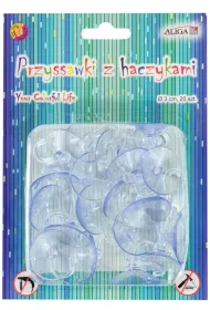 Aliga Przyssawki z obrotowymi haczykami 3 cm PH-9617 20 szt.