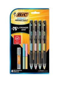 Bic O��wek mechaniczny + wk�ady + gumka 4 szt