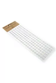 Penword Kryszta�ki samoprzylepne srebrne 10mm