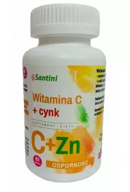 Santini Witamina C + cynk Suplement diety 60 kaps.