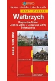 Wa�brzych plan miasta 1:20000 Bogusz�w-Gorce Jedlina-Zdr�j Szczawno-Zdr�j �wiebodzice/Euro