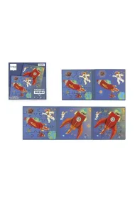 Puzzle magnetyczne Rakieta i kosmos 40 element�w Scratch