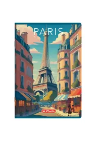 Herlitz Zeszyt A4 Retro City z marginesem linia 96 kartek