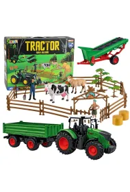 Zestaw rolniczy + trakror z rpzyczep� 45el. LeanToys
