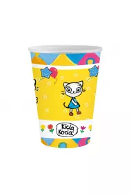 Godan Kubeczki papierowe Kicia Kocia 250ml 6 szt.